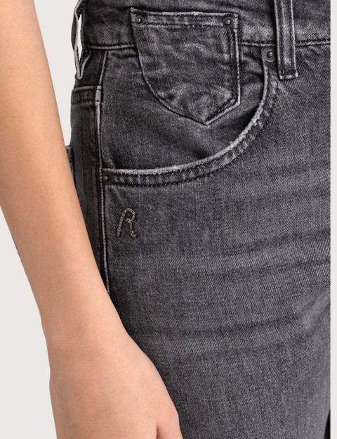 REPLAY Jean Femme Marty Gris Moyen 493 - 5