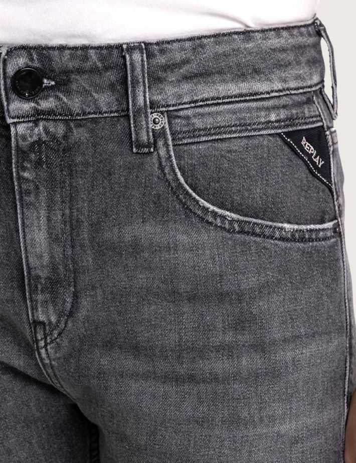 REPLAY Jean Femme Marty Gris Moyen 493 - 6