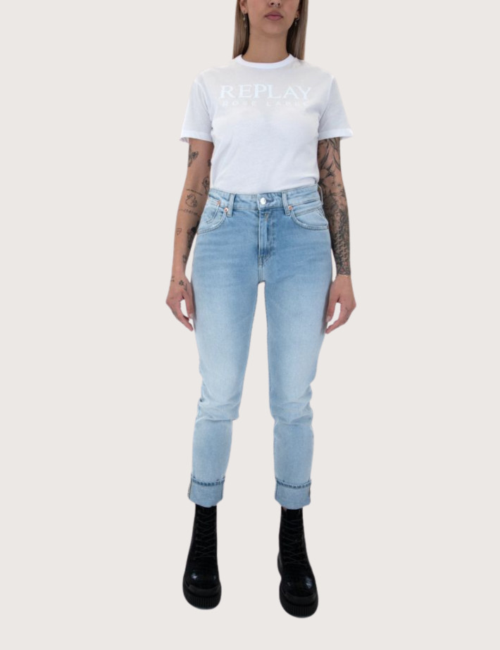 REPLAY Jean Femme Marty Bleu Clair 463 - 7