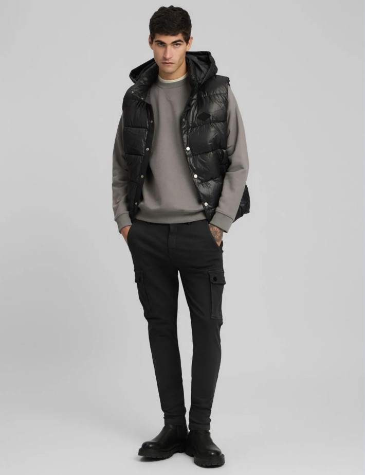 REPLAY Pantalon Cargo Homme Jaan Noir 040