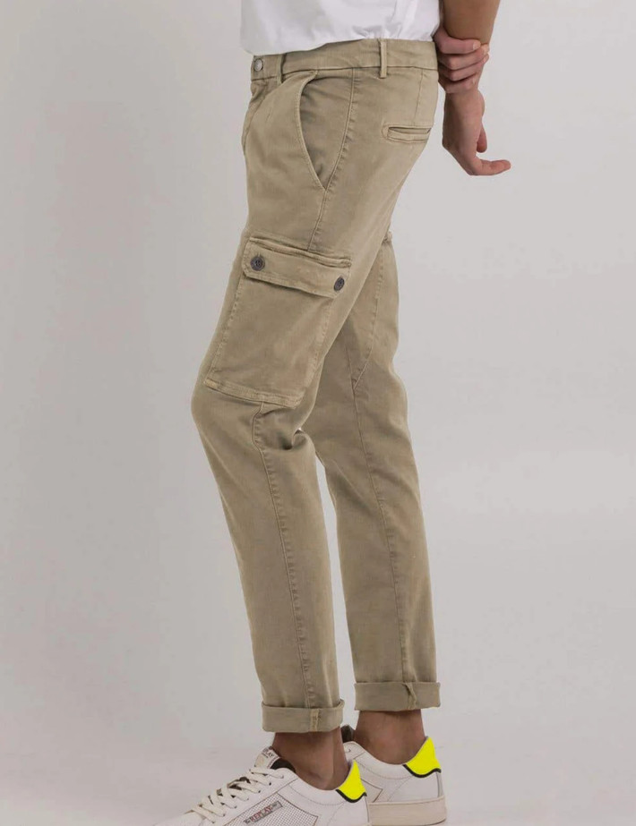 REPLAY Pantalon Cargo Homme Jaan Sand 020 - 3