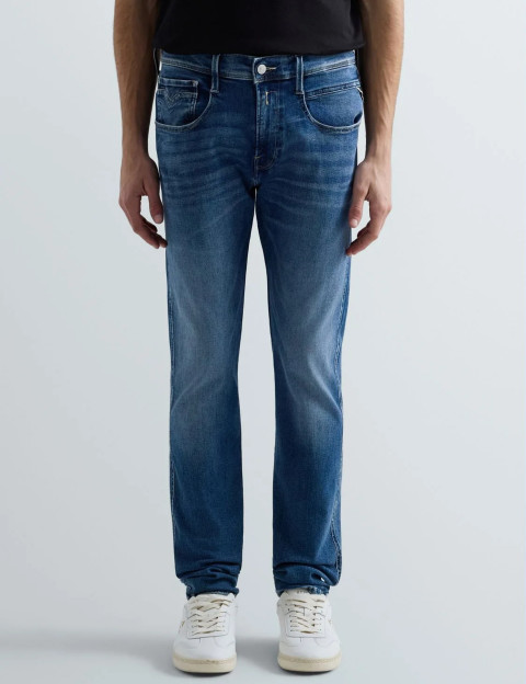 REPLAY Jean Anbass Slim Bleu Denim - 3