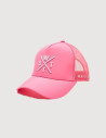 WATTS Casquette Trucker Tribe Rose Logo Gris