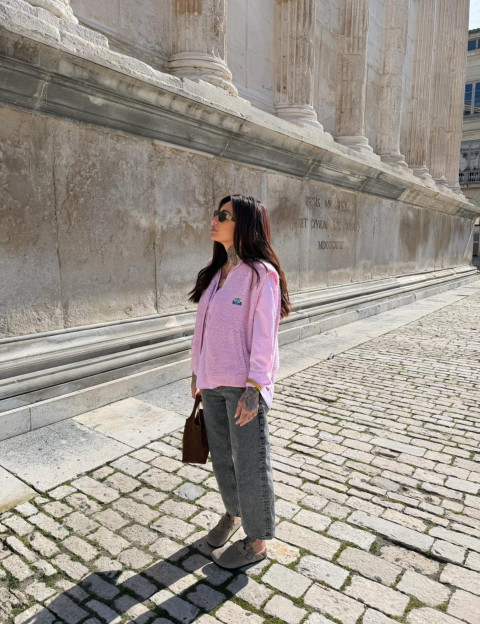 American Vintage Veste Courte Sans Manches Femme Hoktown Rose - 17