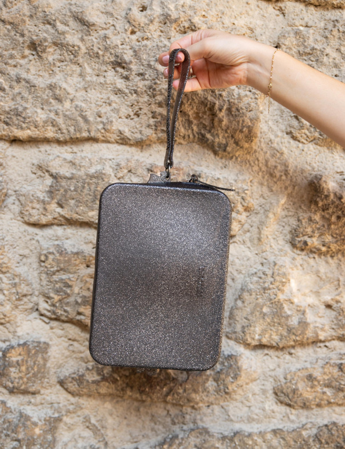 CACATOES Pochette Gisela Glitter Noir - 3