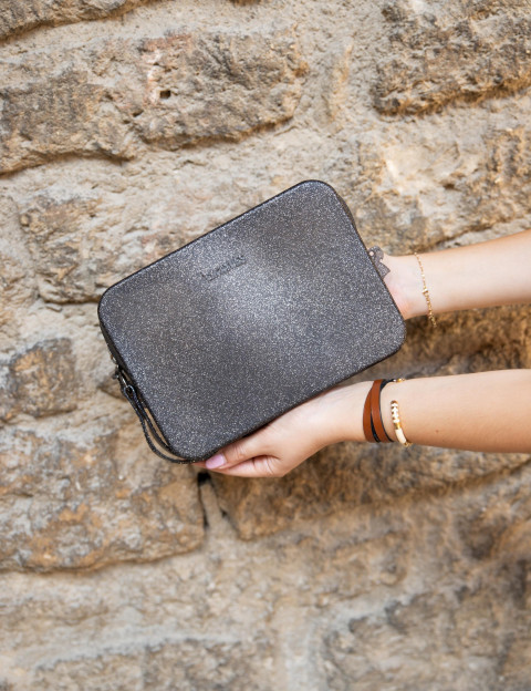 CACATOES Pochette Gisela Glitter Noir - 4