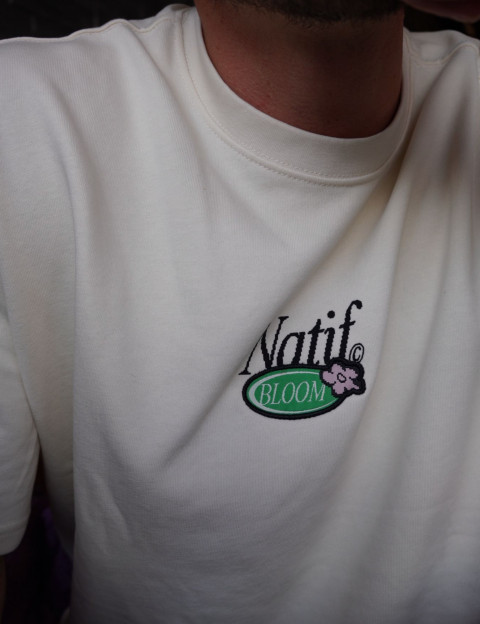 Natif T-Shirt Unisexe Super Fresh Bloom Beige - 12