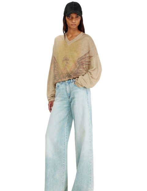 DIESEL Jean Femme Couple Large D-Akemi KBBX - 5