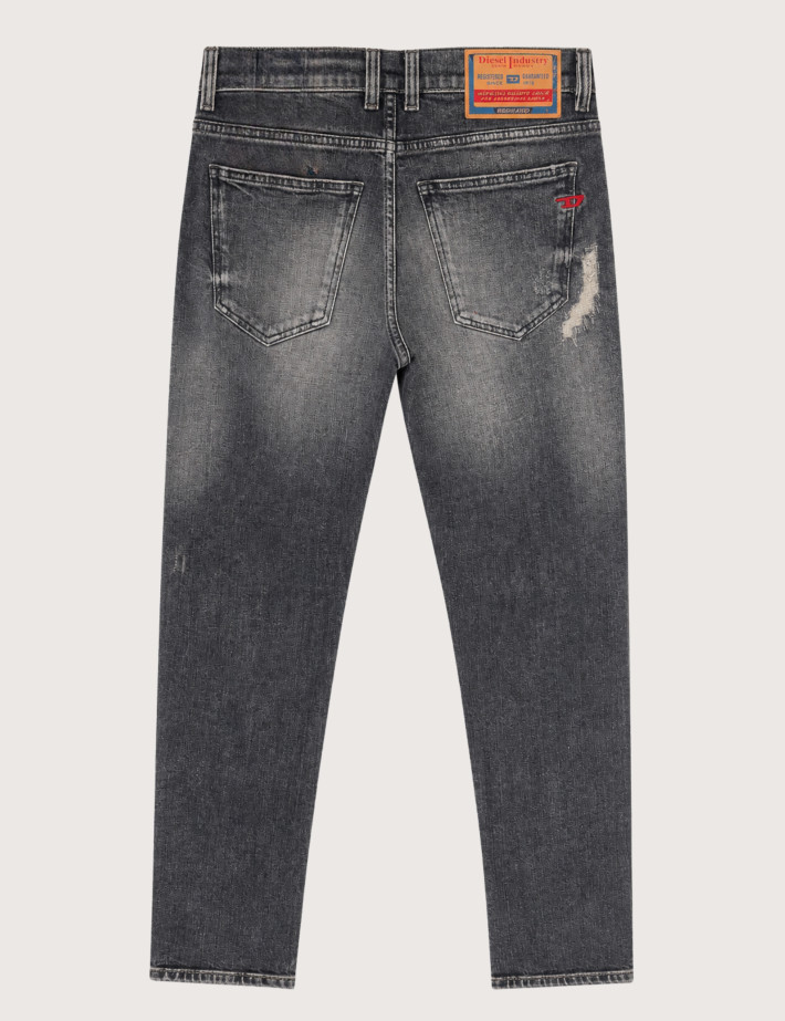 DIESEL Jean Homme Coupe Slim Gris D-Strukt 9P54 - 2