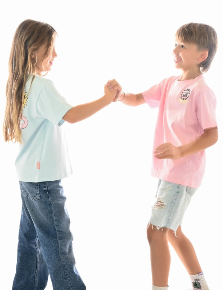 Natif T-Shirt Enfant Chifou Me Bleu - 5