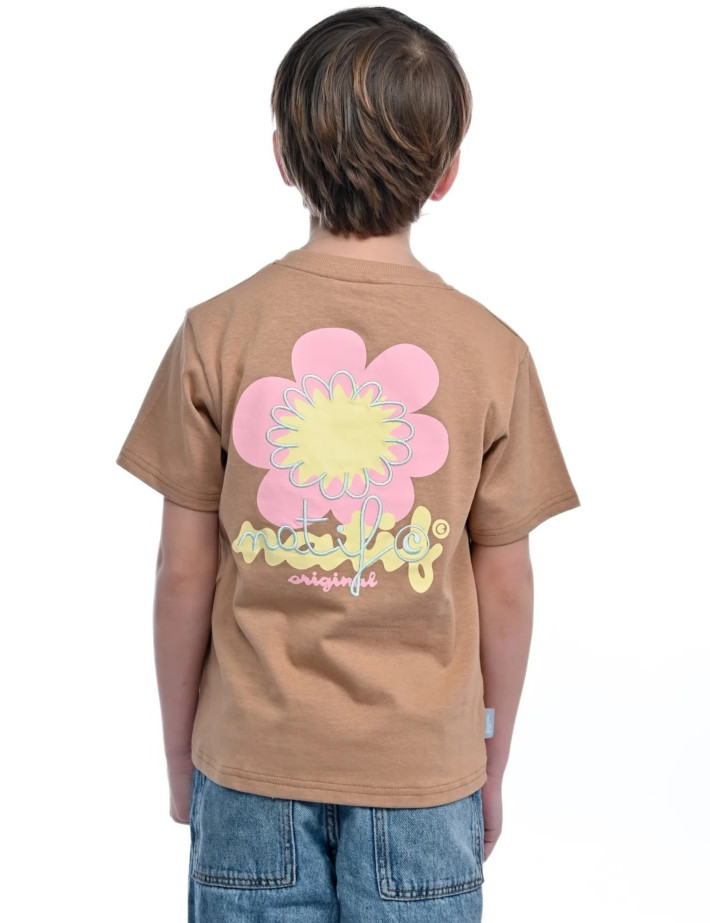 Natif T-Shirt Enfant Original Bloom Marron - 5
