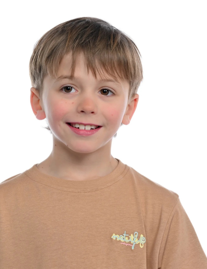 Natif T-Shirt Enfant Original Bloom Marron - 6