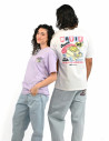 Natif T-Shirt Unisexe Just On Vacation Blanc - 3