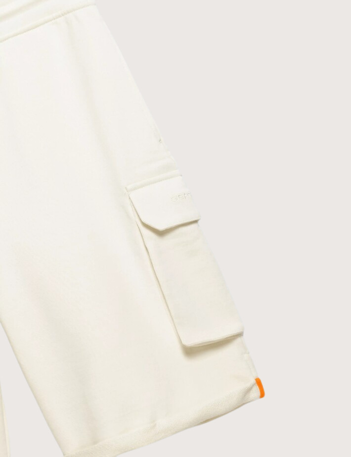 GERTRUDE Short Unisexe Coupe Cargo Ivar Crème - 2