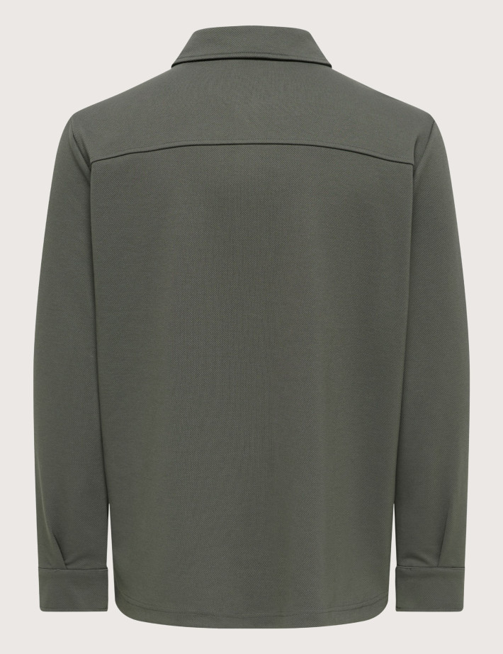 Only & Sons Surchemise Homme Newkodyl Kaki Foncé - 6