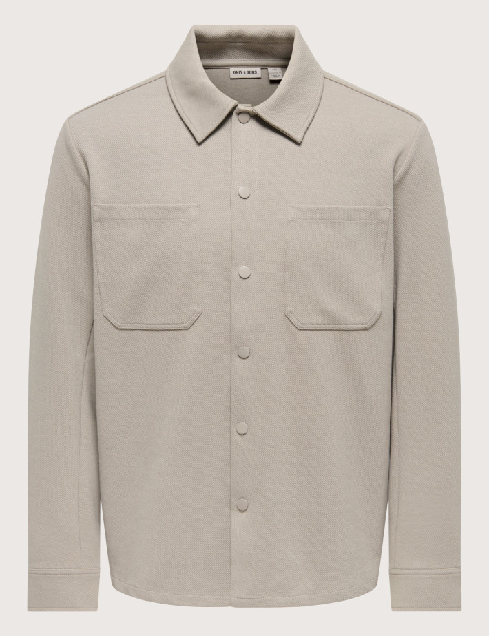 Only & Sons Surchemise Homme Newkodyl Kaki Vintage