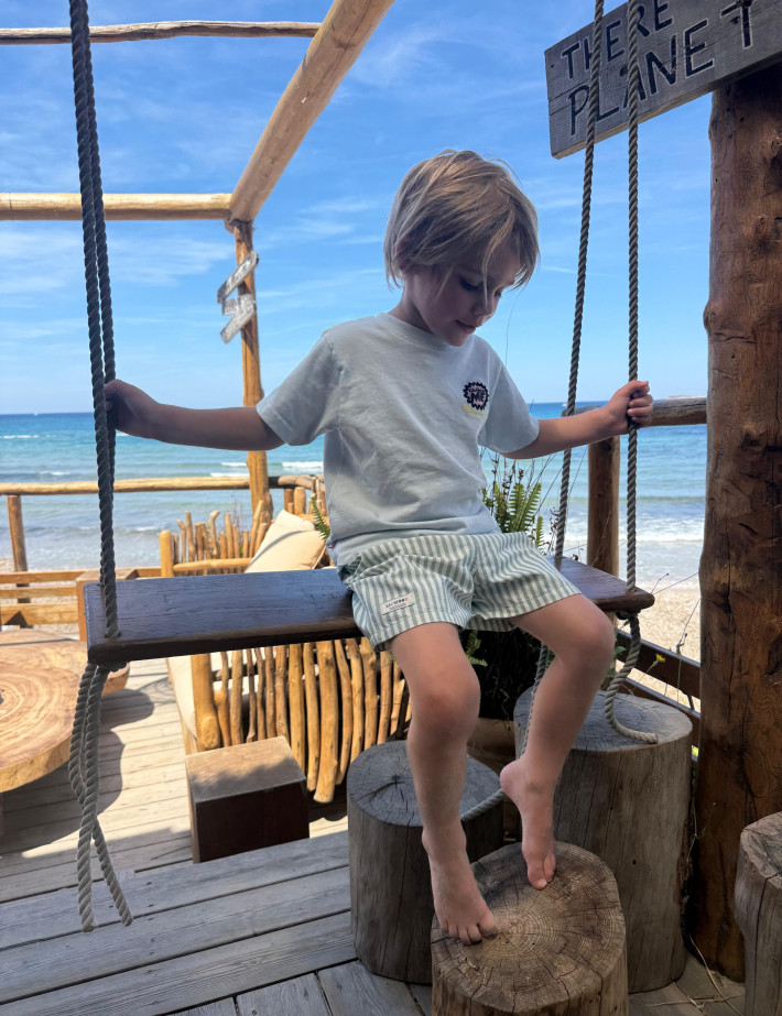 Natif T-Shirt Enfant Chifou Me Bleu - 7