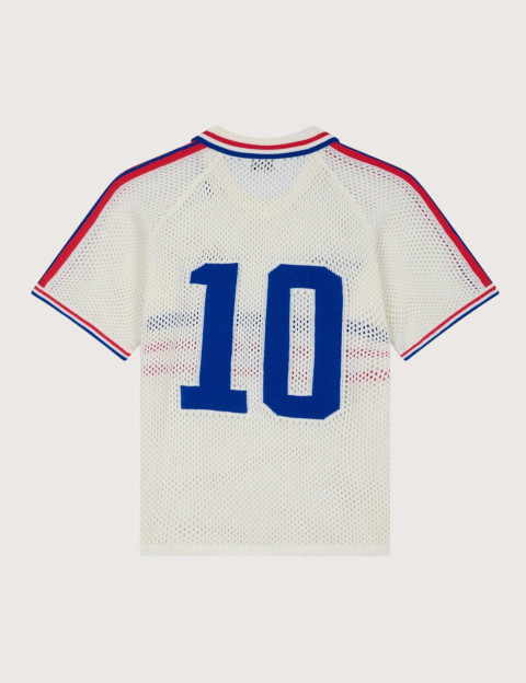 Eleven Paris Maillot de Foot Unisex Coupe du Monde France Blanc - 6