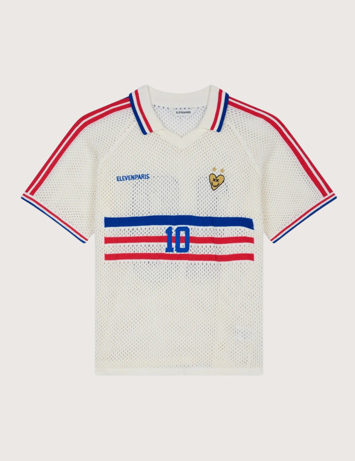 Eleven Paris Maillot de Foot Unisex Coupe du Monde France Blanc