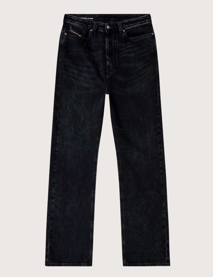 DIESEL Jean Homme Coupe Droite Noir D-Eeper 9P09