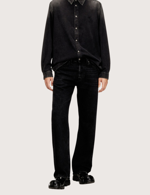 DIESEL Jean Homme Coupe Droite Noir D-Eeper 9P09 - 2