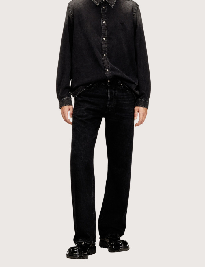 DIESEL Jean Homme Coupe Droite Noir D-Eeper 9P09 - 2