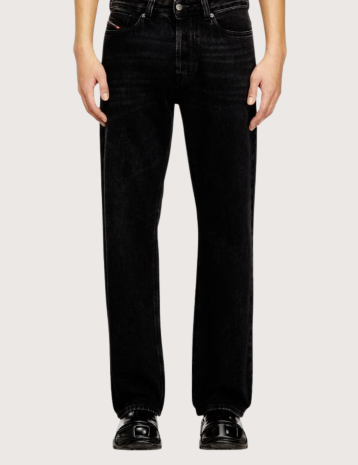 DIESEL Jean Homme Coupe Droite Noir D-Eeper 9P09 - 4