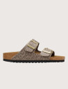 Birkenstock Sandales Femme Arizona Double Bride Léopard Taupe