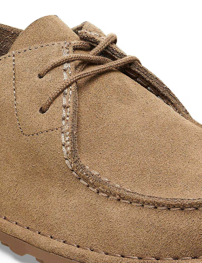 Birkenstock Mocassins Homme Utti Lace Suède Marron Clair - 4