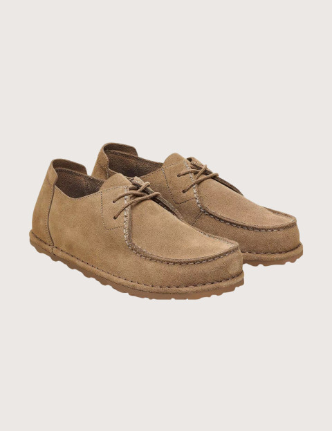 Birkenstock Mocassins Homme Utti Lace Suède Marron Clair - 5
