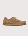Birkenstock Mocassins Homme Utti Lace Suède Marron Clair