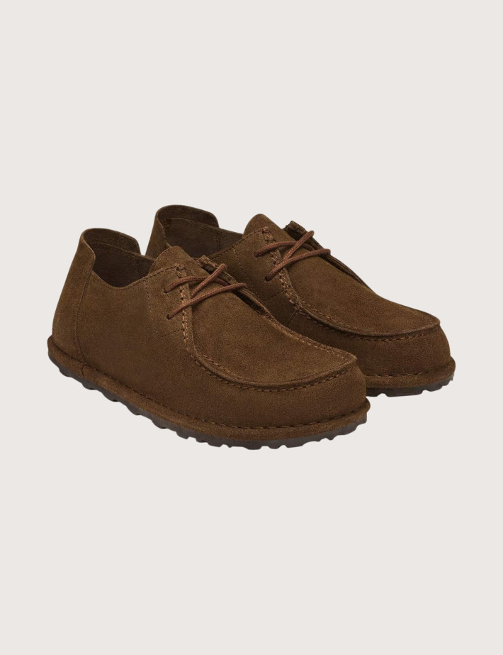 Birkenstock Mocassins Homme Utti Lace Suède Marron - 4