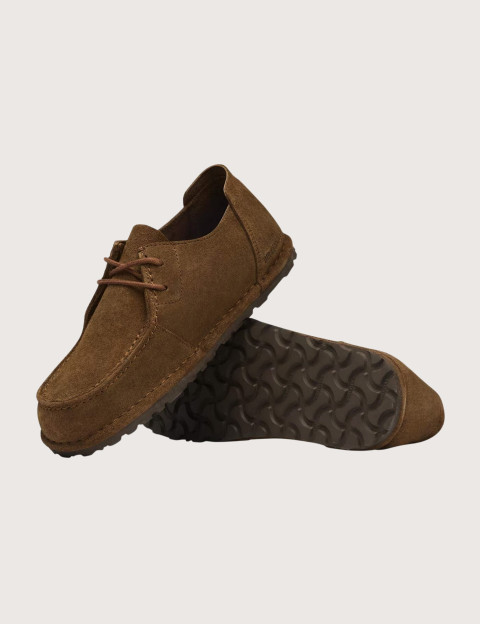 Birkenstock Mocassins Homme Utti Lace Suède Marron - 6