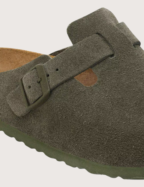 Sabots Homme Boston Suède Thyme Kaki