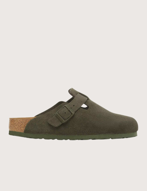 Sabots Homme Boston Suède Thyme Kaki