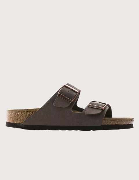 Birkenstock Sandales Femme Arizona Suède Double Bride Marron Mocca