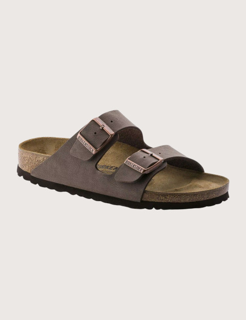 Birkenstock Sandales Femme Arizona Suède Double Bride Marron Mocca - 2