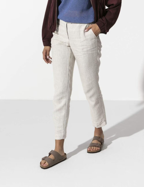 Birkenstock Sandales Femme Arizona Suède Double Bride Marron Mocca - 6