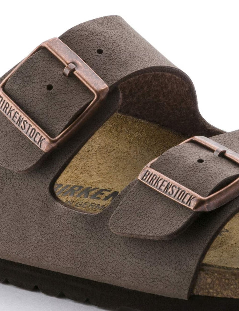 Birkenstock Sandales Femme Arizona Suède Double Bride Marron Mocca - 8