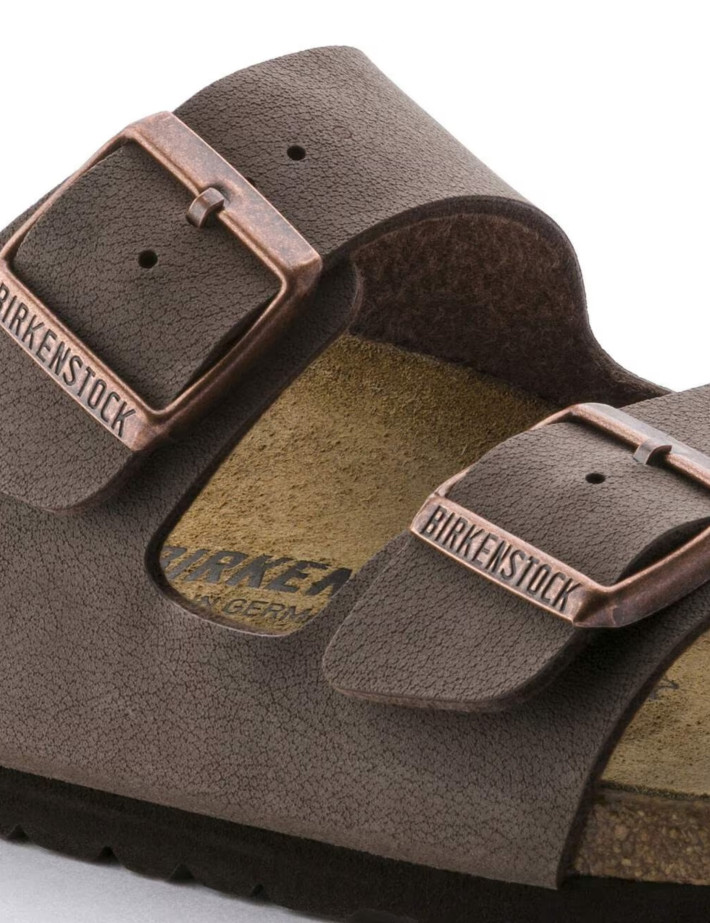 Birkenstock Sandales Femme Arizona Suède Double Bride Marron Mocca - 8