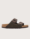 Sandales Homme Arizona Suède Double Bride Marron Mocca