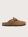 Sabots Homme Boston Suède Thé Noir Marron