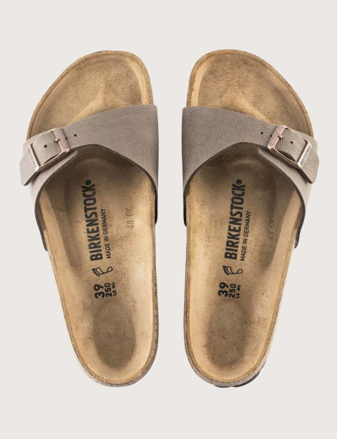 Sandales Homme Madrid Birkibuc Simple Bride Marron