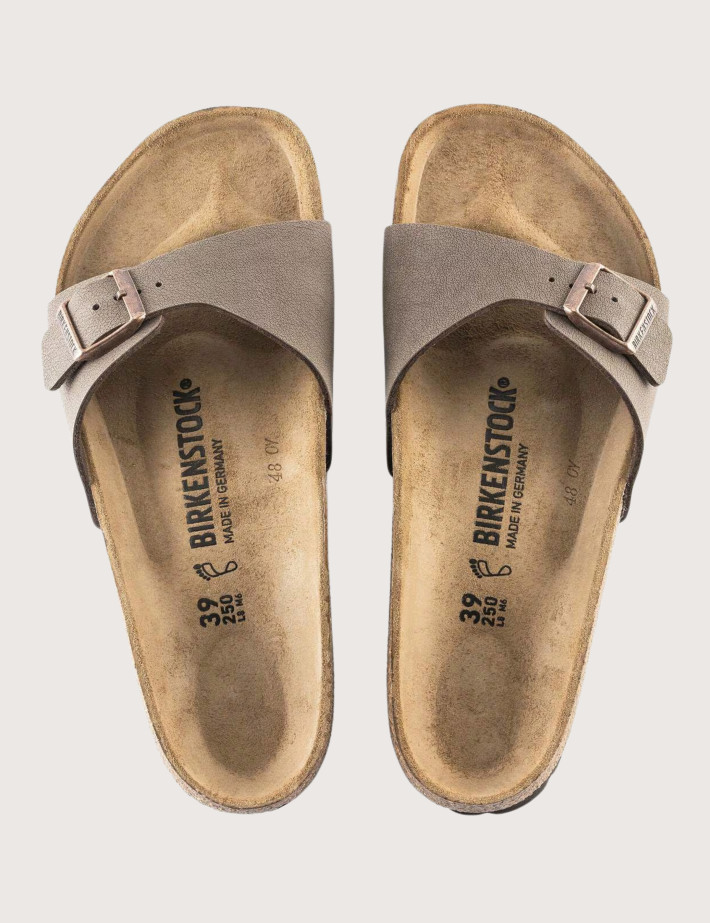 Sandales Homme Madrid Birkibuc Simple Bride Marron