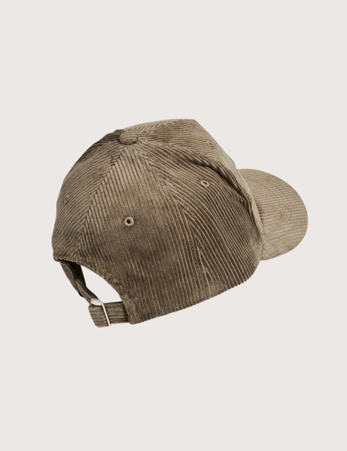 PIECES Casquette Femme Jenny Velours Kaki - 2