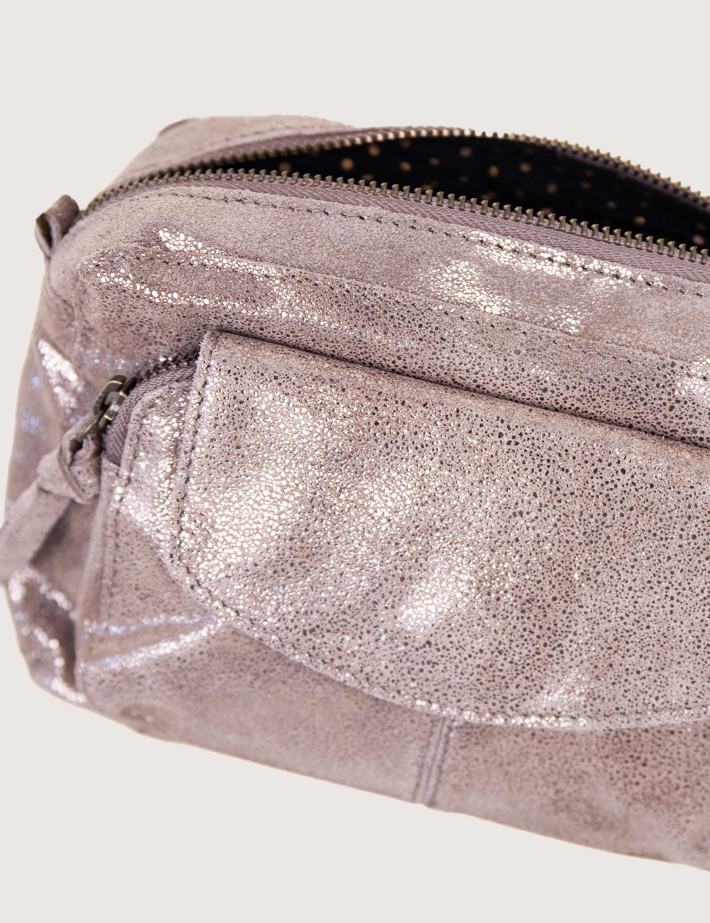 Sac Bandoulière Small Cross Body Naina Taupe Gray Snow