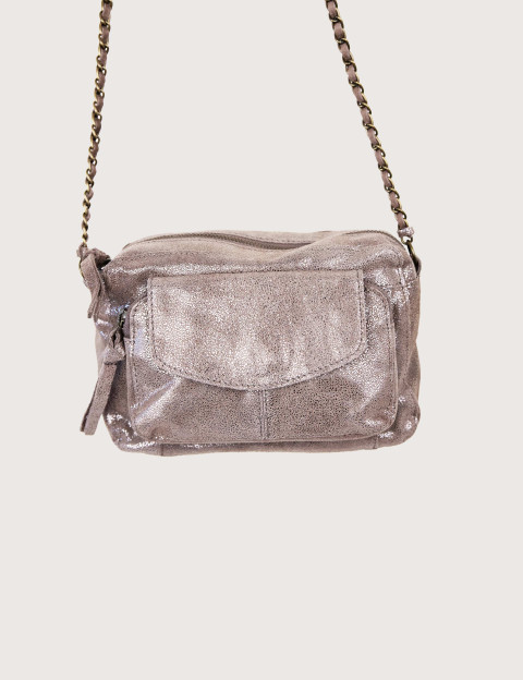 Sac Bandoulière Small Cross Body Naina Taupe Gray Snow