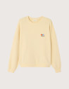 Sweat Ample Femme Col Rond Atubay Ecru