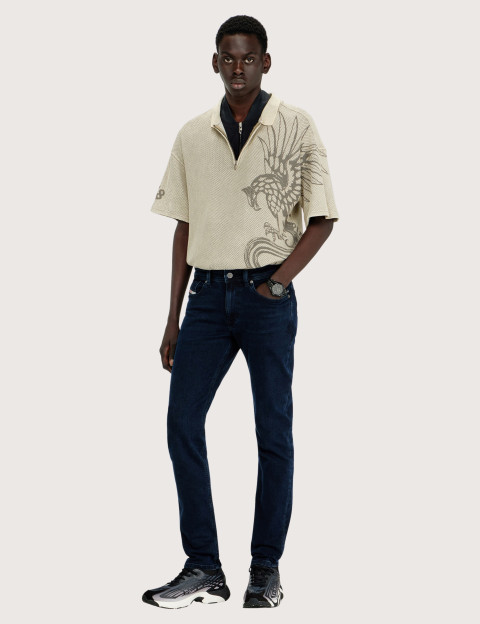 DIESEL Jean Homme Coupe Sleenker Brut KBBG - 2