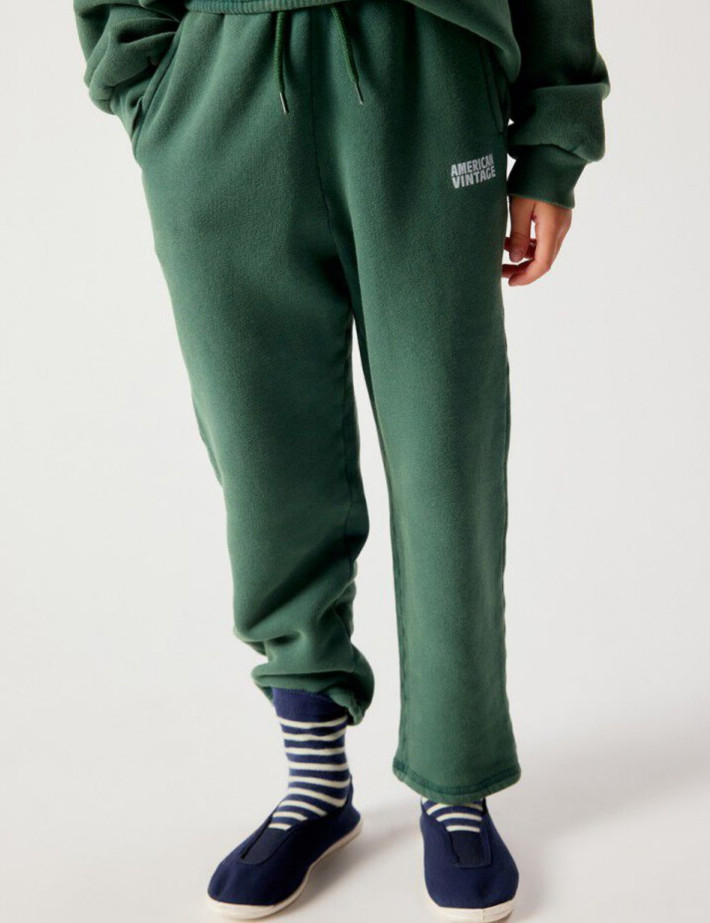 American Vintage Jogging Enfant Droit Izubird Vert Vintage - 2